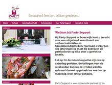 Tablet Screenshot of partysupport.nl